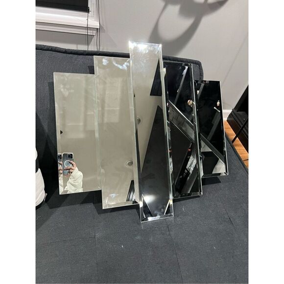 Art deco 5 panel mirror - Picture 1 of 6